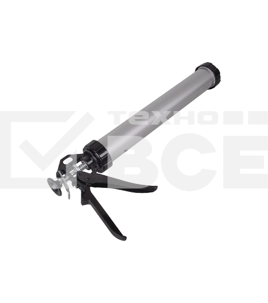 Пистолет для герметика алюминиевый закрытый Вихрь 600 мл