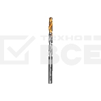 Сверло спиральное по металлу Denzel 7,0 x 109мм, Р6М5, Golden Tip, фото 1