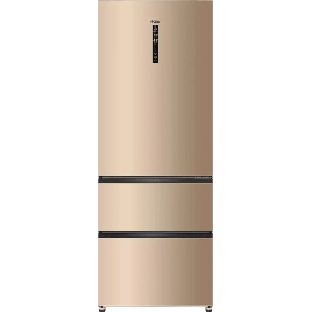 Холодильник Haier A4F742CGGU1 золотистый трехкамерный 277/129л морозилка снизу, No Frost