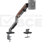 Кронштейн для мониторов Ultramounts UM734WD серый/коричневый 17'-27' макс.7кг крепление к столешнице поворот и наклон, фото5