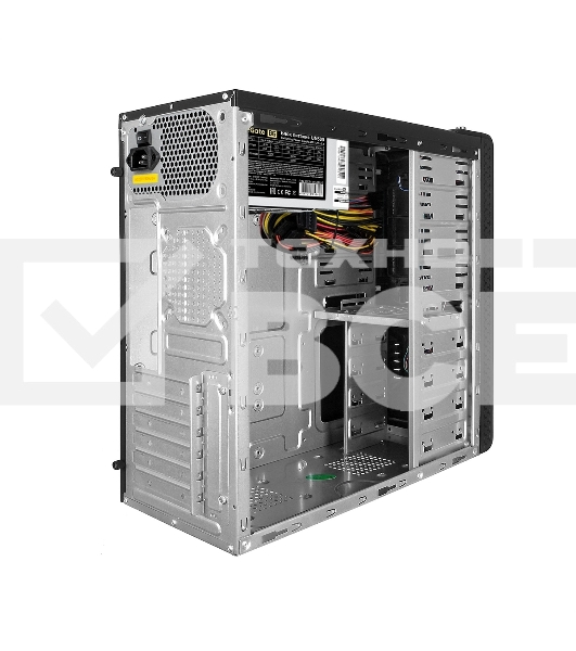 Корпус Miditower Exegate UN-604 Black, ATX, UN500, 120мм 2*USB+2*USB3.0, Audio