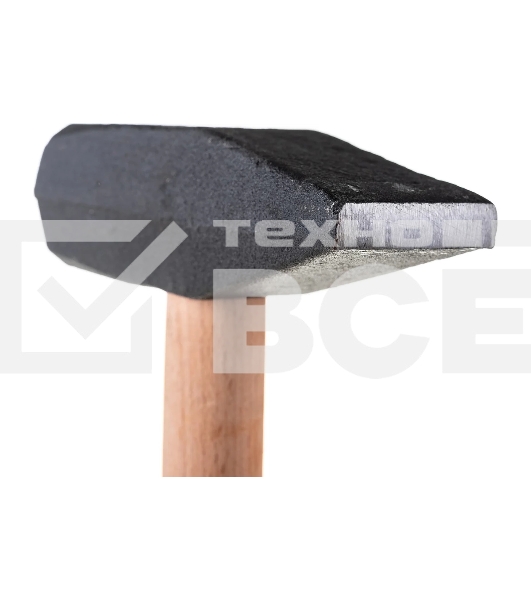 Молоток слесарный Сибртех 1500 г, квадратный боек, деревянная рукоятка