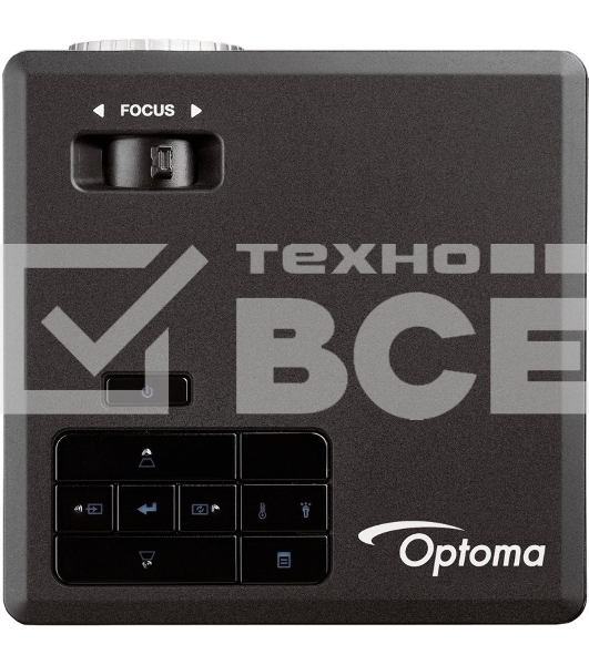 Проектор Optoma ML750e (DLP, LED, WXGA 1280x800, 700Lm, 15000:1, HDMI, USB, MHL, MicroSD, 1x1W speaker, 3D Ready, led 20000hrs, черный, 0.38kg)