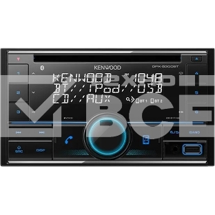 Автомагнитола Kenwood DPX-5300BT, 2 DIN, CD, Bluetooth, USB Type-A, AUX