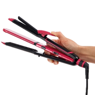 Мультистайлер Sakura SA-4520BP черный/розовый, 30 мм, 200 °C, 1 режим