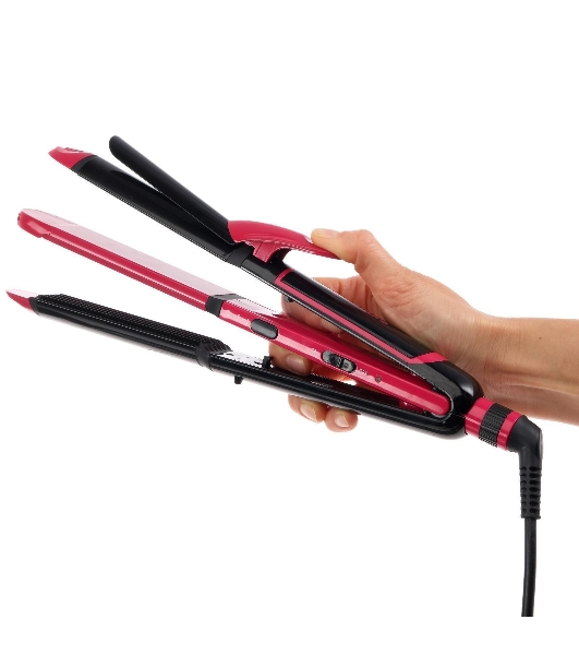 Мультистайлер Sakura SA-4520BP черный/розовый, 30 мм, 200 °C, 1 режим