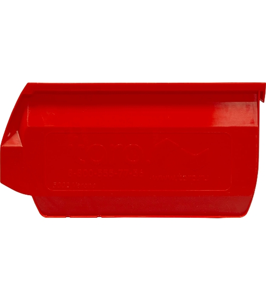 Ящик сплошной ТАРА.РУ Verona 5002 красный 250х150х130мм PP 10036