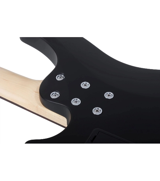 Бас-гитара SCHECTER C-4 DELUXE SBK - бас-гитара 4-струнная, цвет черный матовый