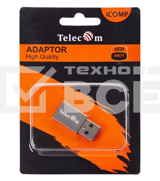 Переходник OTG USB 3.1 Type-C/F --> USB 3.0 A/M Telecom <TA432M>