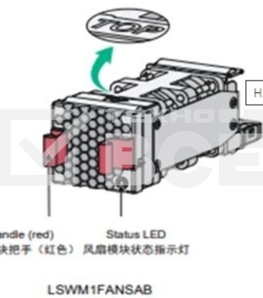 Вентилятор Fan Module (SW, 4056, DC, Air Outlets in Panel)