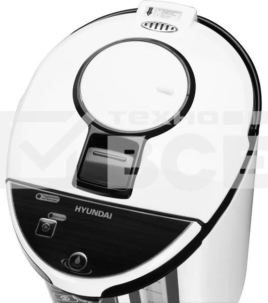Термопот Hyundai HYTP-3850 6л. 750Вт белый/черный