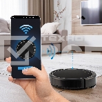 Робот-пылесос Coolfort CF-3200 черный, 2600 мAч Li-Ion, уборка сухая/влажная, пылесборник контейнер 0.3 л, фото6