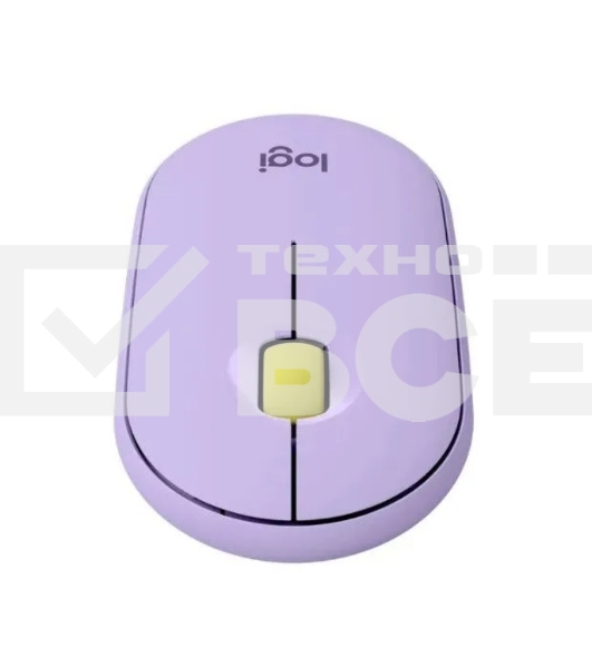 Мышь беспроводная Logitech Pebble M350 фиолетовый, 1000 dpi, радиоканал, Bluetooth, USB, кнопки - 3