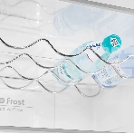 Холодильник Maunfeld MFF200NFBE черный, двухкамерный 271/106л морозилка снизу, Total NoFrost, фото3