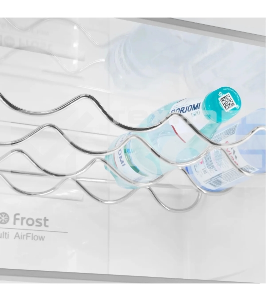 Холодильник Maunfeld MFF200NFBE черный, двухкамерный 271/106л морозилка снизу, Total NoFrost