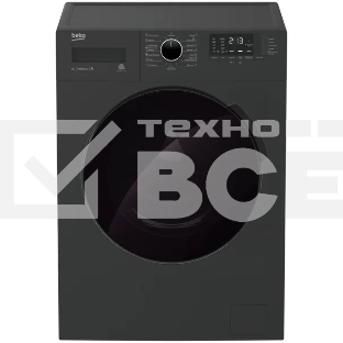 Стиральная машина Beko WSPE7612A антрацит, загрузка фронтальная 7 кг, 1200 об/мин., класс: А