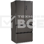 Холодильник Hyundai CM55043F черная сталь трехкамерный 354/186л морозилка снизу, No Frost, Side by Side, фото8