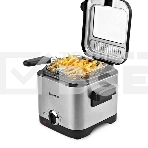 Фритюрница Blackton Bt DF1110, 900Вт, 1.5л стальной/черный, фото2