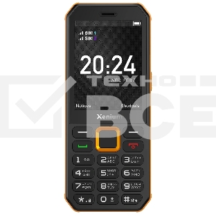 Мобильный телефон Xenium X300 черный/оранжевый
