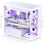 Корпус без блока питания JONSBO D300, Mini-Tower, TG, no fan, 2xUSB-A 3.2 + 1xUSB-C 3.2, mATX, mITX White, фото26