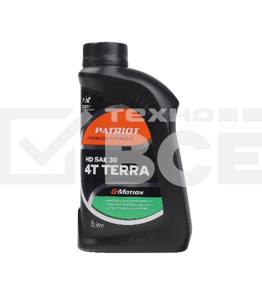 Масло минеральное PATRIOT G-Motion HD SAE 30 4Т TERRA 1л