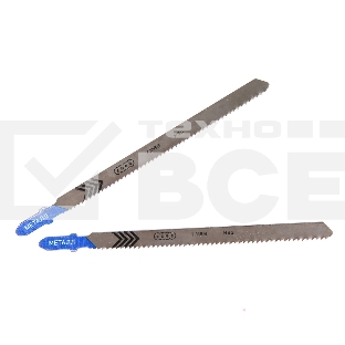 Пилка для лобзика EDGE by PATRIOT T318B по металлу, 2шт в блистере