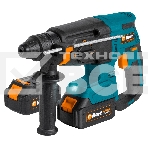 Перфоратор аккумуляторный Bort BHD-20Li-BL (2x4,0А.ч) (93412697) Напряжение аккумуляторной батареи 20 В; Двигатель Бесщеточный двигатель; Энергоемкость аккумуляторной батареи 4 А·ч; Тип аккумуляторной батареи Li-Ion; Скорость холостого хода ...1200 об/мин, фото 1