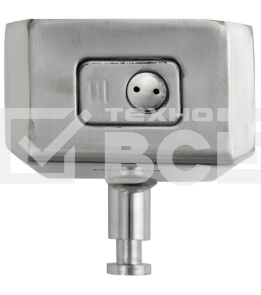 Дозатор жидкого мыла настенный, металический с глазком, из нерж.стали 201, на 500 мл ХРОМ BRIMIX 643