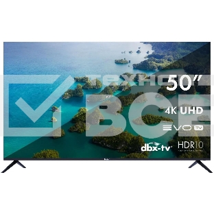 Телевизор Haier 50' S2 черный DLED 4K UHD 60Hz Smart TV Android TV 2GB/32GB