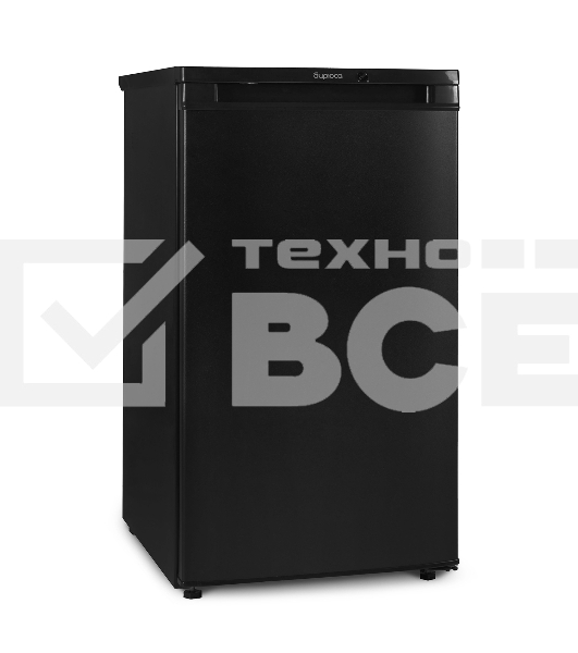 Холодильник Бирюса B409 черный однокамерный 115л