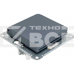 Механизм розетки 1-м СП AtlasDesign 16А IP20 с заземл. защ. шторки с крышкой грифель, фото5