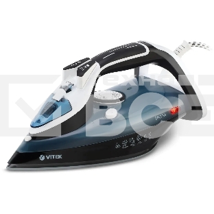 Утюг Vitek VT-8304 2400Вт черный/белый/синий