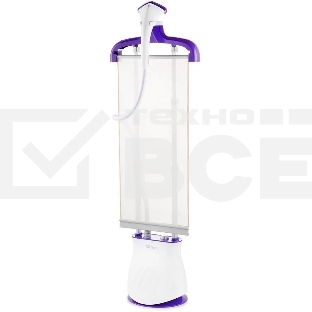 Отпариватель Kitfort КТ-9113-1 белый/фиолетовый, 2400 Вт, 35 г/мин, 1,5 л