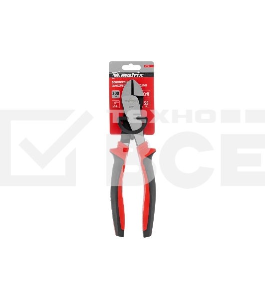 Бокорезы Matrix 200 мм, хром-ванадий, двухкомпонентные рукоятки