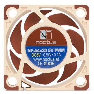Вентилятор корпусной Noctua NF-A4x20 5V PWM, 20 мм, 1100-5000 об/мин, 14.9 дБ, 4-pin PWM, без подсветки