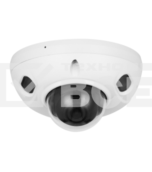 Уличная мини-купольная IP-видеокамера с ИИ DAHUA 4Мп; 1/3” CMOS; объектив 2.1мм; механический ИК-фильтр; WDR(120дБ); чувствительность 0.005лк@F1.4; сжатие: H.265+, H.265, H.264+, H.264, MJPEG; 3 пот