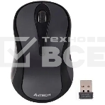Мышь беспроводная A4Tech G3-280NS серый/черный, 1200 dpi, радиоканал, USB, кнопки - 3, фото 1