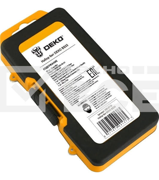 Набор бит Deko BS33, 30шт 065-0718