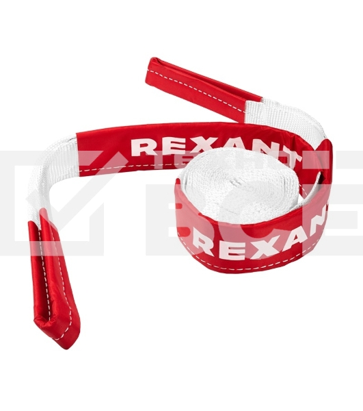 Трос динамический (стропа) Rexant 10т, 9м, белый, в чехле 80-0240