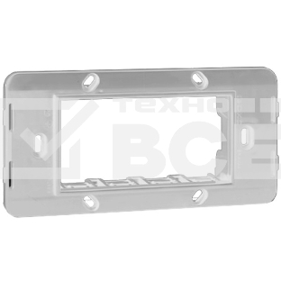 Каркас DKC BRAVA 75021W RAL 9010 на 4 модуля (для TOR и к-к TBN) белый