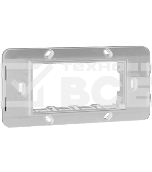 Каркас DKC BRAVA 75021W RAL 9010 на 4 модуля (для TOR и к-к TBN) белый