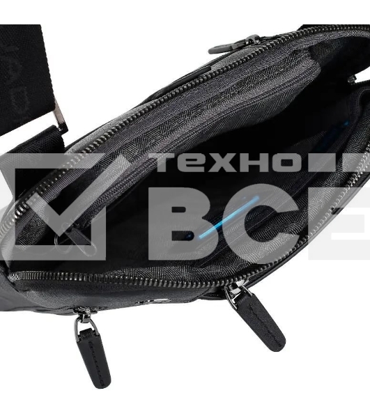 Сумка мужская Piquadro Black Square CA1816B3/N, черный, натур.кожа