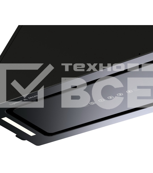 Вытяжка встраиваемая Zigmund & Shtain K 014.7 B черный, 72 см, 1100 куб. м/ч, 62 дБ