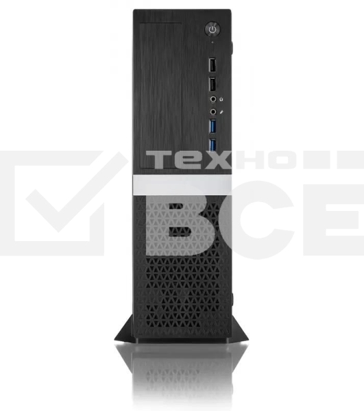 Компьютерный корпус Foxline FL-211-TFX300S с блоком питания 300Вт, mATX case, black, w/PSU TFX 300W, w/2xUSB2.0+2xUSB3.0, w/pwr cord, w/8cm FAN