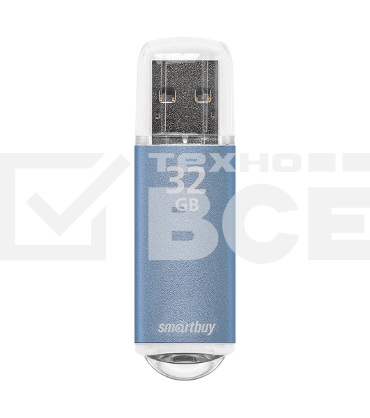 Флешка USB R/W 2.0 Smartbuy 32Gb,V-Cut Blue Snake Edition (SB32GbVCBSN)