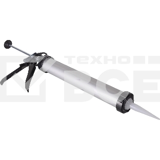 Пистолет для герметика алюминиевый закрытый Вихрь 600 мл