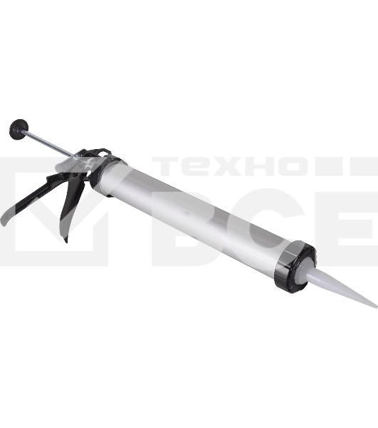 Пистолет для герметика алюминиевый закрытый Вихрь 600 мл