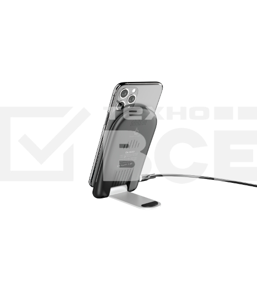 Беспроводное зарядное устройство OLMIO FOLD, QI, 15W, черное