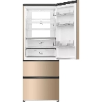 Холодильник Haier A4F742CGGU1 золотистый трехкамерный 277/129л морозилка снизу, No Frost, фото5