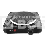 Плита настольная электрическая Centek CT-1506 черный, 1конф ЧУГУН 155мм, 1000Вт, индикатор работы, фото3